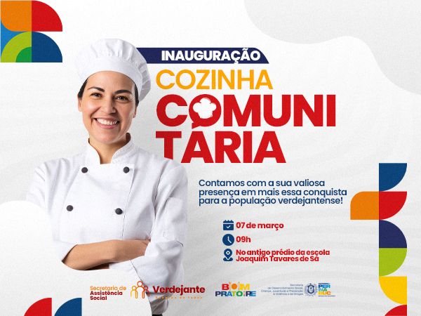 inauguração da nossa Cozinha Comunitária!