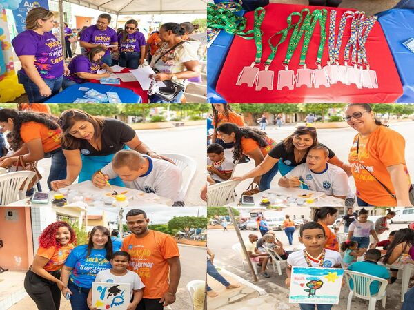 Stand temático focado na conscientização sobre o Autismo!