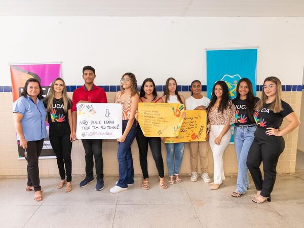 Palestra sobre prevenção da gravidez na adolescência!